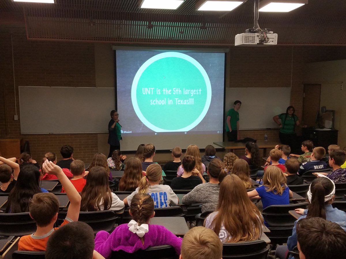 HohmanEWMS's tweet photo. EME Eagle at UNT #emeeagles #EMSproud https://t.co/3LUDAVkXms