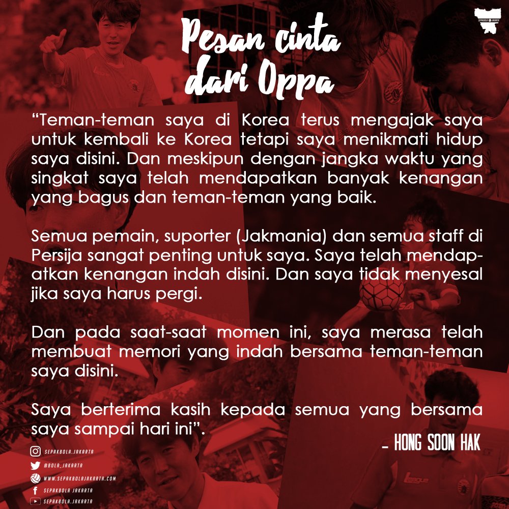 Bola_Jakarta's tweet photo. Temen-temen, dapet pesan nih dari oppa/hyung Soon Hak. Silakan dibaca dan bisa di-retweet 😔
(Dikutip dari postingan Instagram Soon Hak) https://t.co/scOOVqLCiw