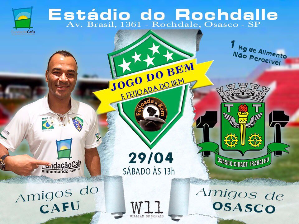 euthomazcosta's tweet photo. Dia 29/04 tem #jogodobem estarei no time do #amigosdocafu ! Não fique fora desse evento ! #thomazcosta #jogodobem⚽ #amigosdocafú #quattrog https://t.co/XOGJOlYIHq
