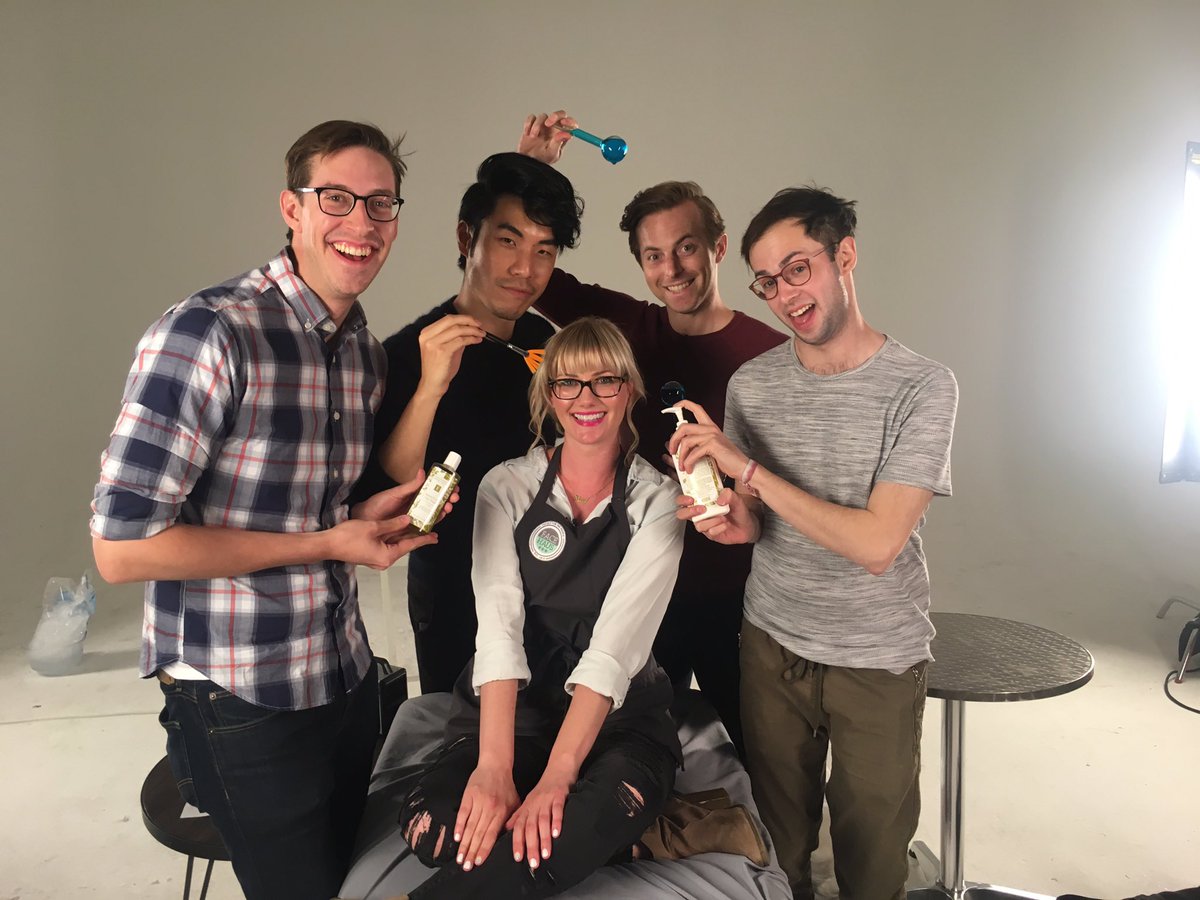 Coming soon! Teaching <a href="/tryguys/">The Try Guys / 2nd try</a> how to give a facial! #tryguys #buzzfeed #facials #funny #tryguys #leaveittotheprofessionals #facehaus