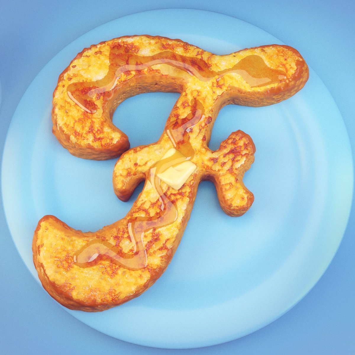 NoahCampDesign's tweet photo. French Toast F
@36daysoftype #36daysoftype #illustration #editorial #yummy #lettering #cgi #zbrush #render #type #frenchtoast #36days_f https://t.co/f1908egOFH