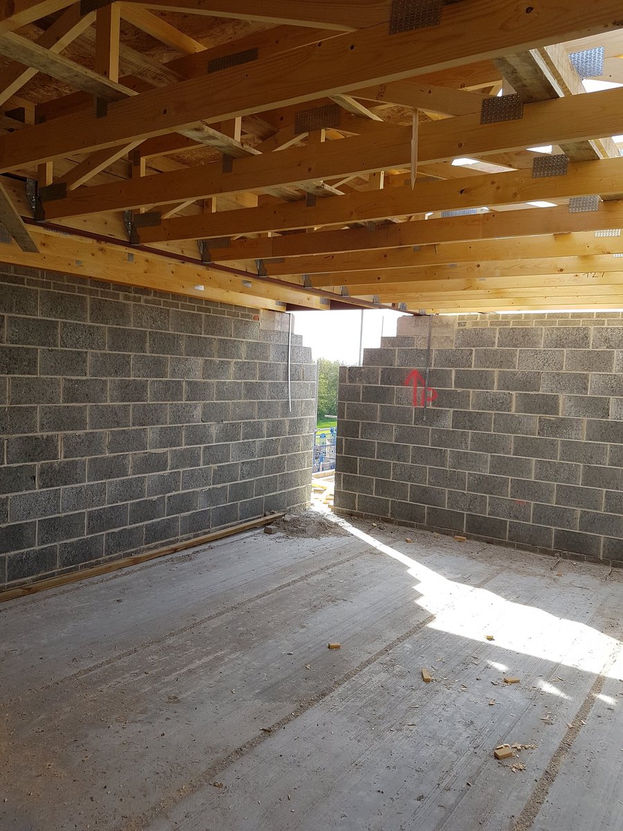 #trusses already installed and next delivery ready to go at #Beverley #carehome <a href="/hobsonporter/">Hobson & Porter</a> @ITW_CP #gangnail  #dwb