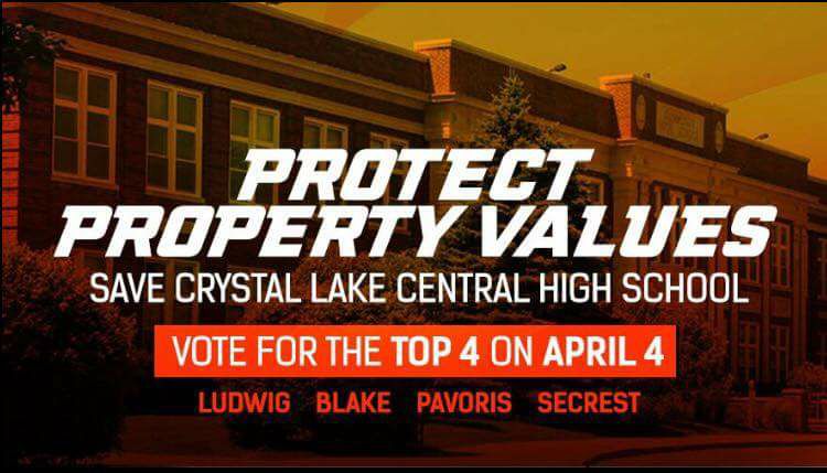 Dist155Teachers's tweet photo. Vote for Ludwig, Blake, Secrest &amp; Pavoris - thoughtful stewards who value our community &amp; students. Please watch: https://t.co/7kTAW8N9rh https://t.co/UpCoh4FaoL