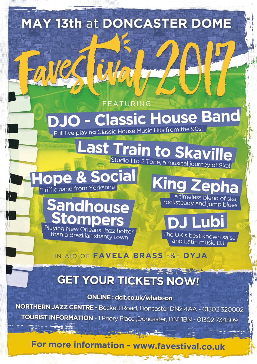 SandhouseStomp's tweet photo. New Festival #doncasterisgreat @kingzepha @hopeandsocial @Stugger74  @djlubi @DoncasterJazz @VisitDoncaster https://t.co/4sCdEEH0gf https://t.co/zp5IBFgIWQ