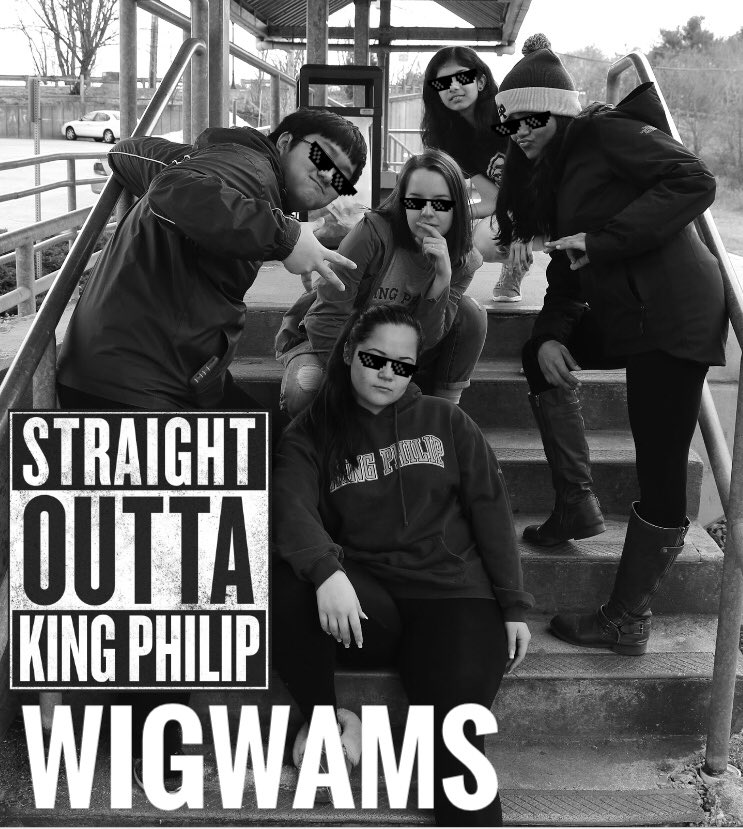 About to drop the hottest new album that Wrentham has ever seen!

Straight Outta King Philip- Wigwams
(Rated 18+ for risqué wigwams)