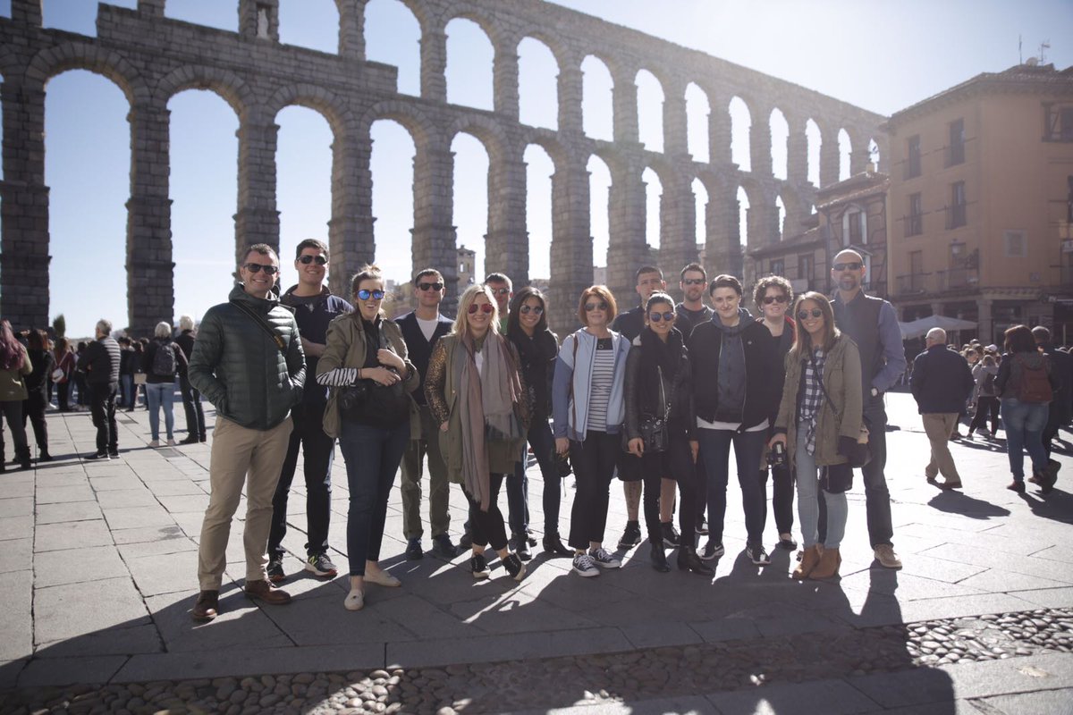 Hoy, conociendo #Segovia con unos amigos #sumilleres #periodistas antes de catar el #vino <a href="/RiberaRuedaWine/">Ribera y Rueda Wine</a>