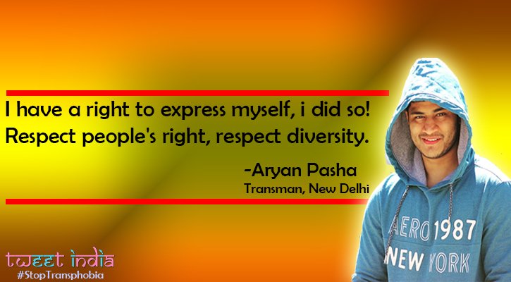 ourtweetpage's tweet photo. I have a #RightToExpress myself, #AryanPasha, #Transman, #StopTransphobia https://t.co/slMxeLUr62