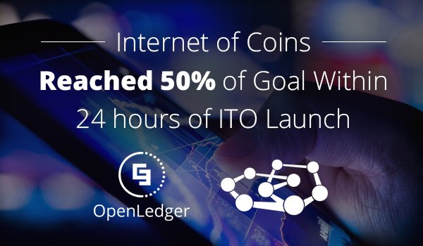OpenLedgerDEX's tweet image. #InternetOfCoins Reached 50% Of Their Goal Within 24 Hours Of Their #ITO Launch!
ow.ly/OilN30aqUet 
#OpenLedger #blockchain #crowdfund