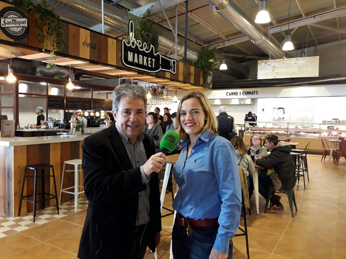 Ara mateix entrevistem la directora del Coolinary Market, Montse Coll.
