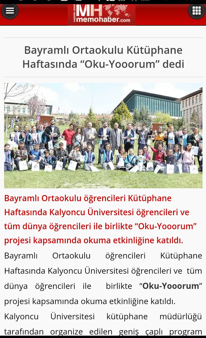 hkukutuphane's tweet photo. #Bayramlı  ortaokulu ve yöneticileri ile #İnsanheryerdeokur diyerek #HKÜdeOKUyooorum dedik. @hkunv  #HKÜtüphane #KH17 #Kütüphanehaftası https://t.co/qyZx1aPT28