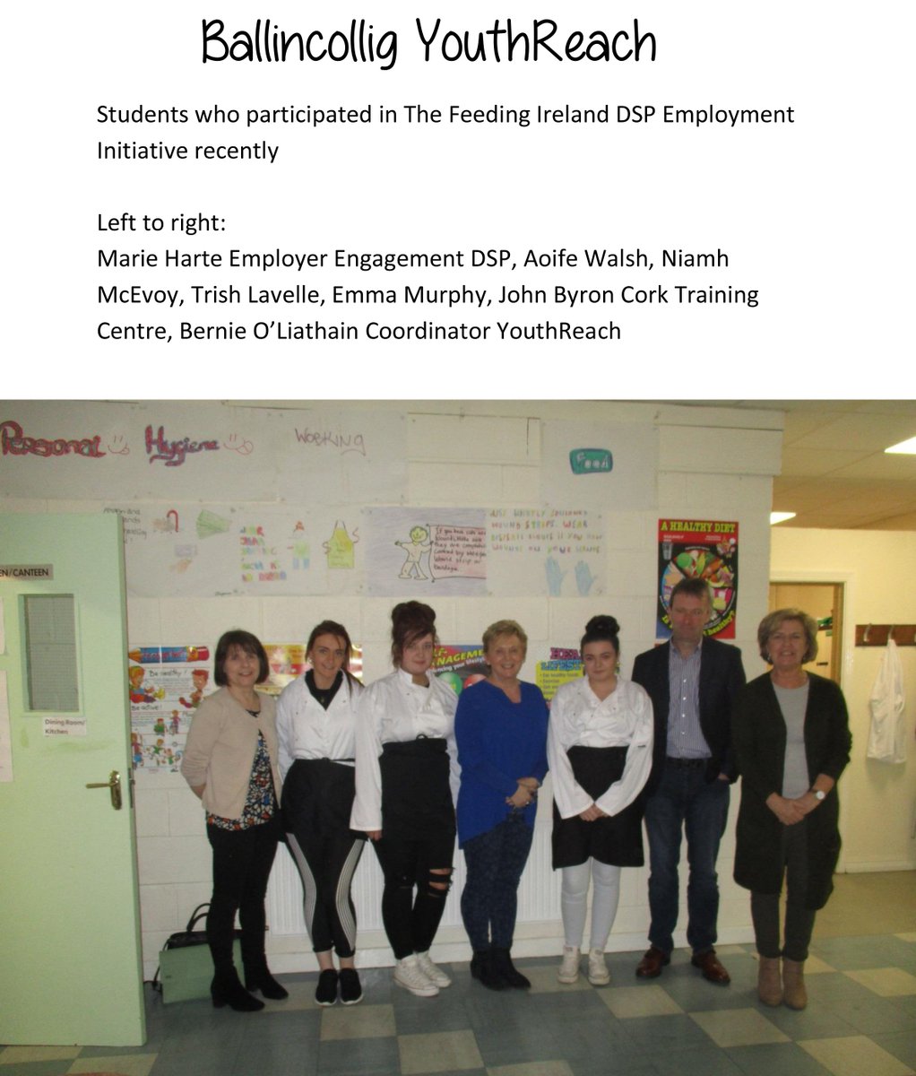 YouthReach Ballincollig, Feeding Ireland Employment Initiative.