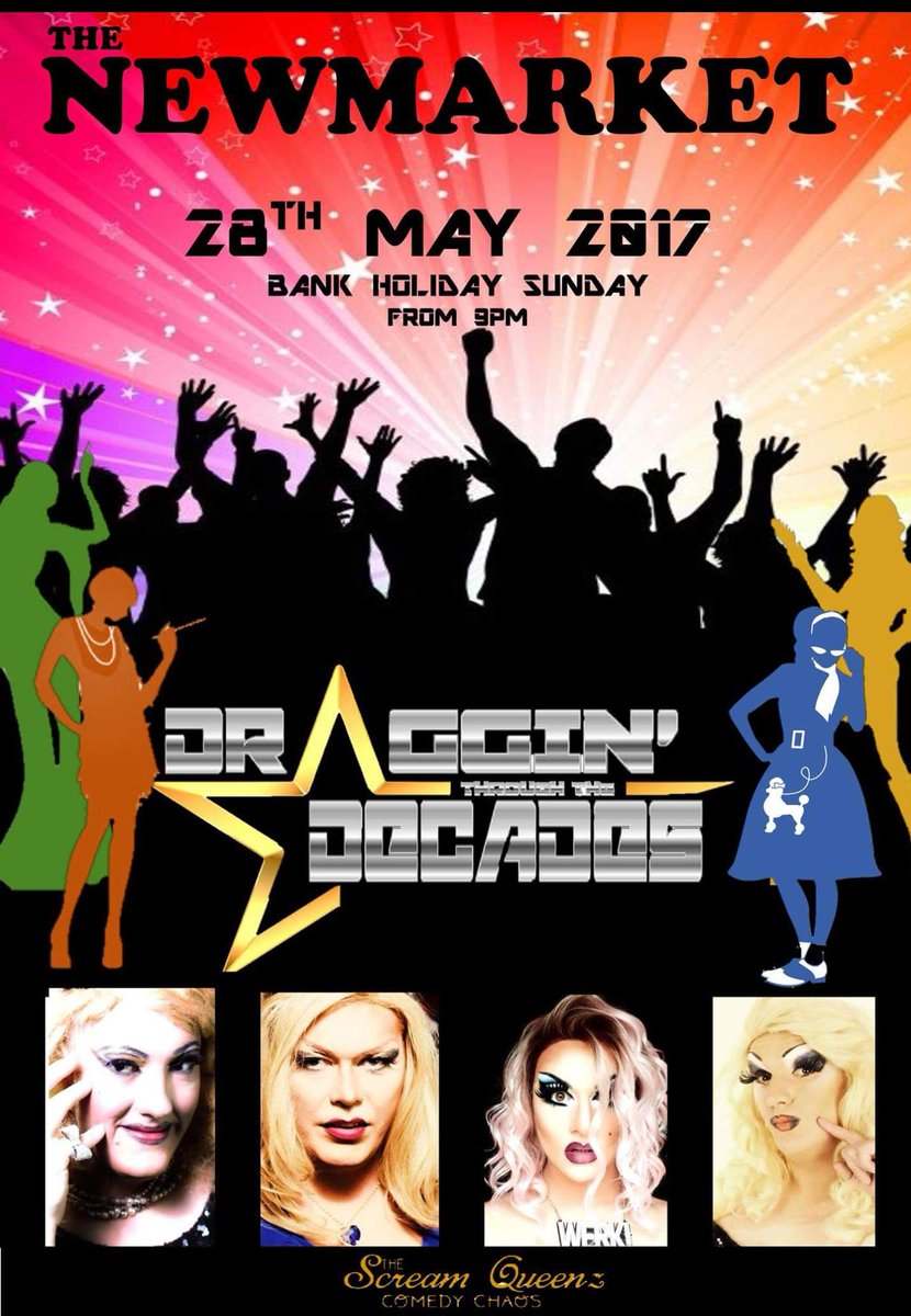 selmaclitz's tweet photo. What are you doing in MAY?? 💞💞 You can catch us at The Robin Hood on 27th May and The Newmarket on 28th May 💋💋#SCREAMQUEENZCOMEDYCHAOS https://t.co/puvNoIpQka