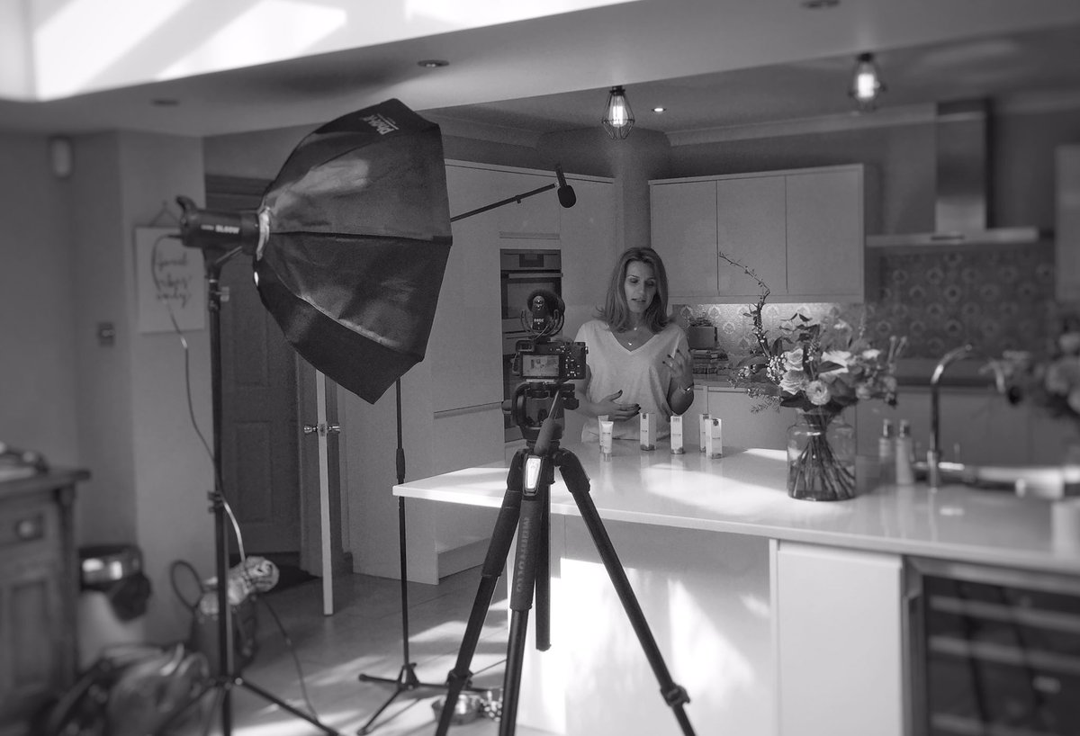 RedLimeStudios's tweet photo. Filming this morning with @NeomOrganics https://t.co/hdNzX8Czuq