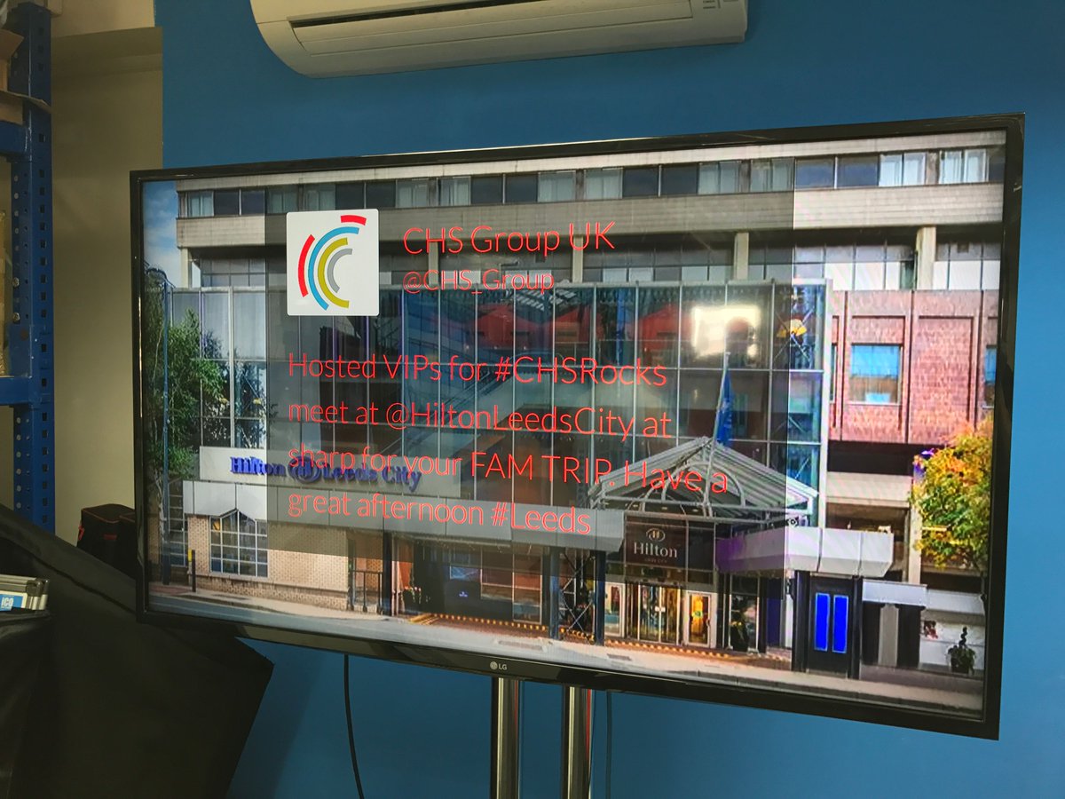 icosocial's tweet photo. We're showcasing our Social Media wall at @CHS17 tomorrow - make sure you call by and say hello we're on stand A25 #CHSRocks #Leeds https://t.co/z4Ag4NPTBL