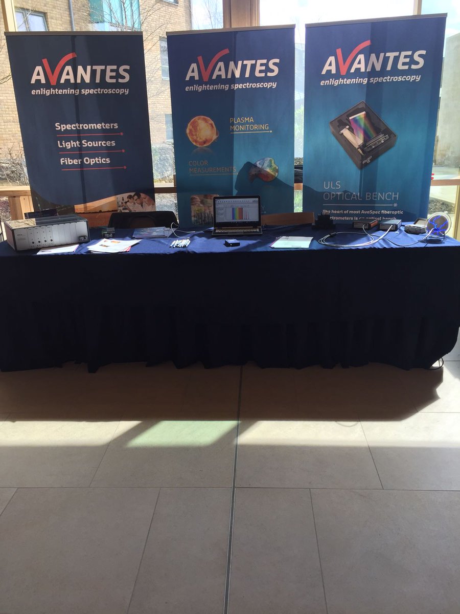 avantesHQ's tweet photo. We are ready for #Plasma2017 in Oxford, UK. Interesting program and exhibitors. Sun is shining! https://t.co/F7rq04joMV https://t.co/gnQaoQPpSX
