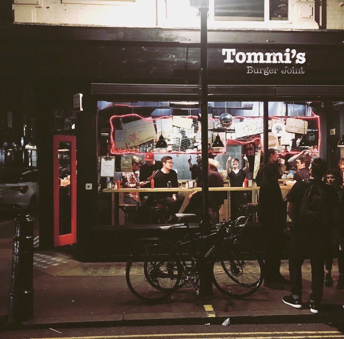Now open on Berwick Street in Soho is <a href="/BurgerJointUk/">Tommi's Burger Joint</a> with 50% off Monday-Wednesday during their soft-launch.