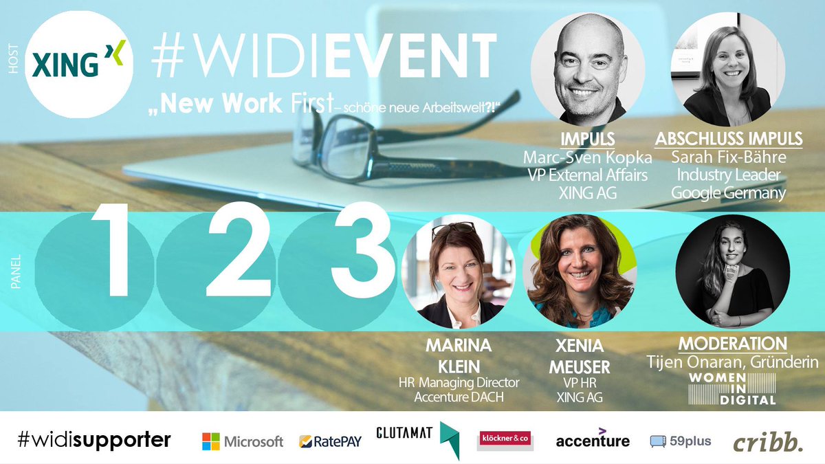 Women_Digital's tweet photo. Unsere zweite Panelistin: wir freuen uns auf Dich, liebe @MarinaKleinHR @AccentureDACH ! #widxing Event @XING_de @XING_Career #newwork https://t.co/NerjgPVDy2