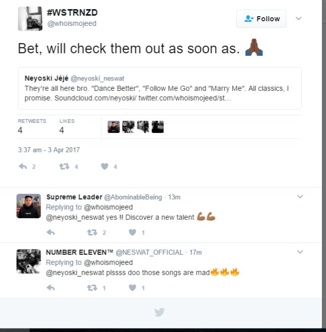 LawiT_'s tweet photo. #TheBuzz: Olanrewaju &amp; Neyoski Link up with Mojeed https://t.co/raAcMjbaMu @afrobeat9ja https://t.co/Hjgk04RbgL