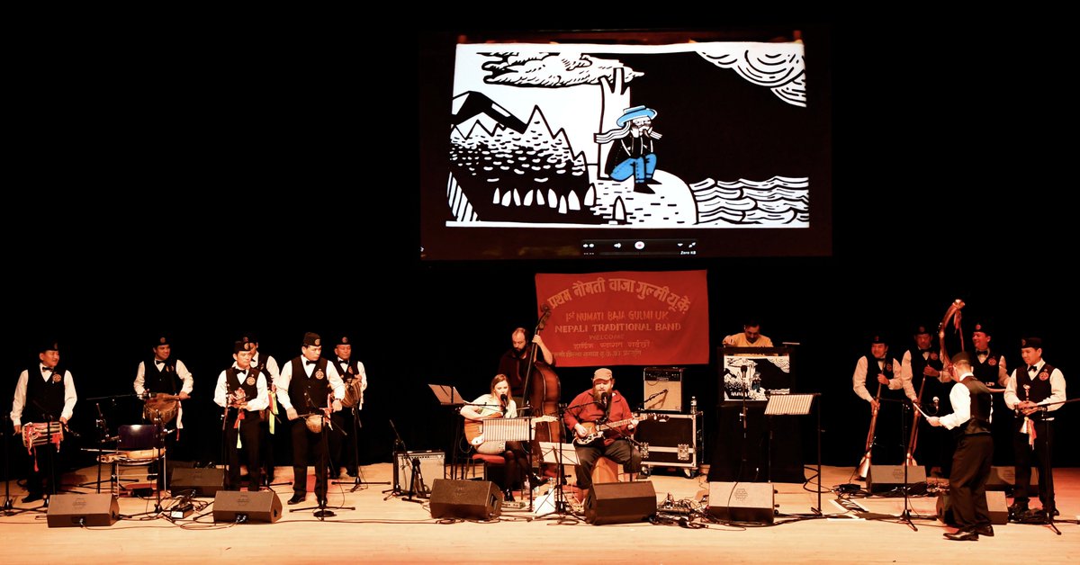 NDMusicandPlace's tweet image. An epic performance of Nathaniel Mann's SF Cody: a Rushmoor Epic. Congratulations all! @animateddog @TimHProd @brotherfrancis1 @AnvilArts