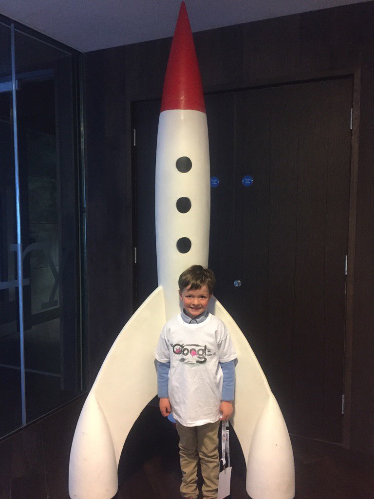 Having fun @ #Doodle4Google