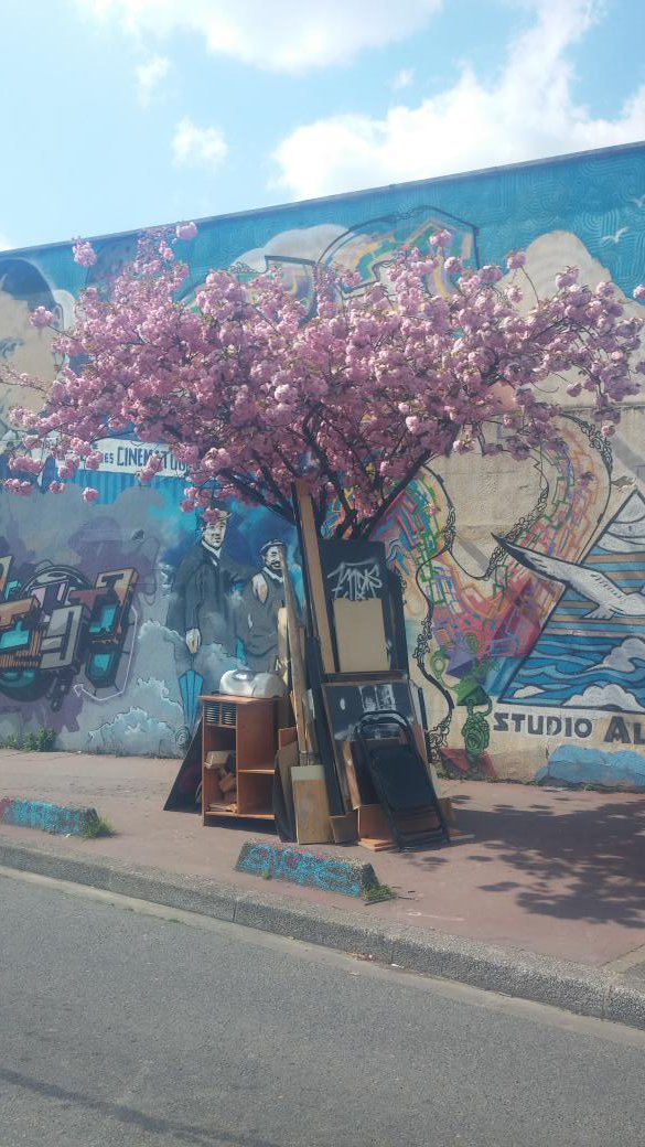 AnneLiseOlive's tweet photo. #Montreuil comment cacher/gâcher la beauté au coin de la rue  #StreetArt https://t.co/gUDqU2TlD0