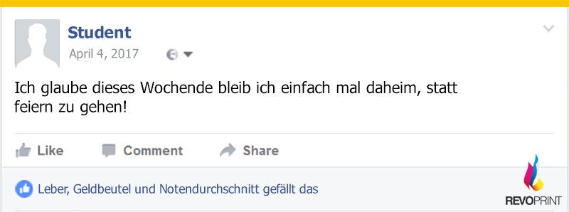 _REVOPRINT_'s tweet photo. Nicht nur uns gefällt dieser Studentenpost!
#studentenleben https://t.co/oQf5MadyBD
