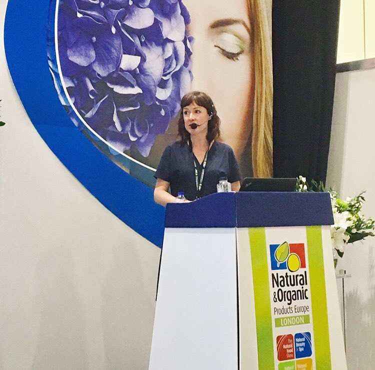 Peg_beauty's tweet photo. Fantastic talk at the Natural & Organic Product Show on sustainability! https://t.co/5n5GroZx6J