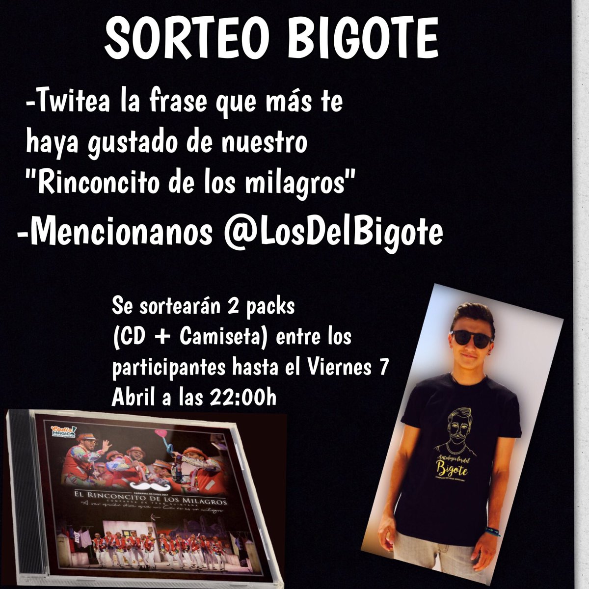 LaComparsaFQ's tweet photo. CONCURSO BIGOTE| Síguenos y participa!! Vamooos!! https://t.co/rojgGQYkoE