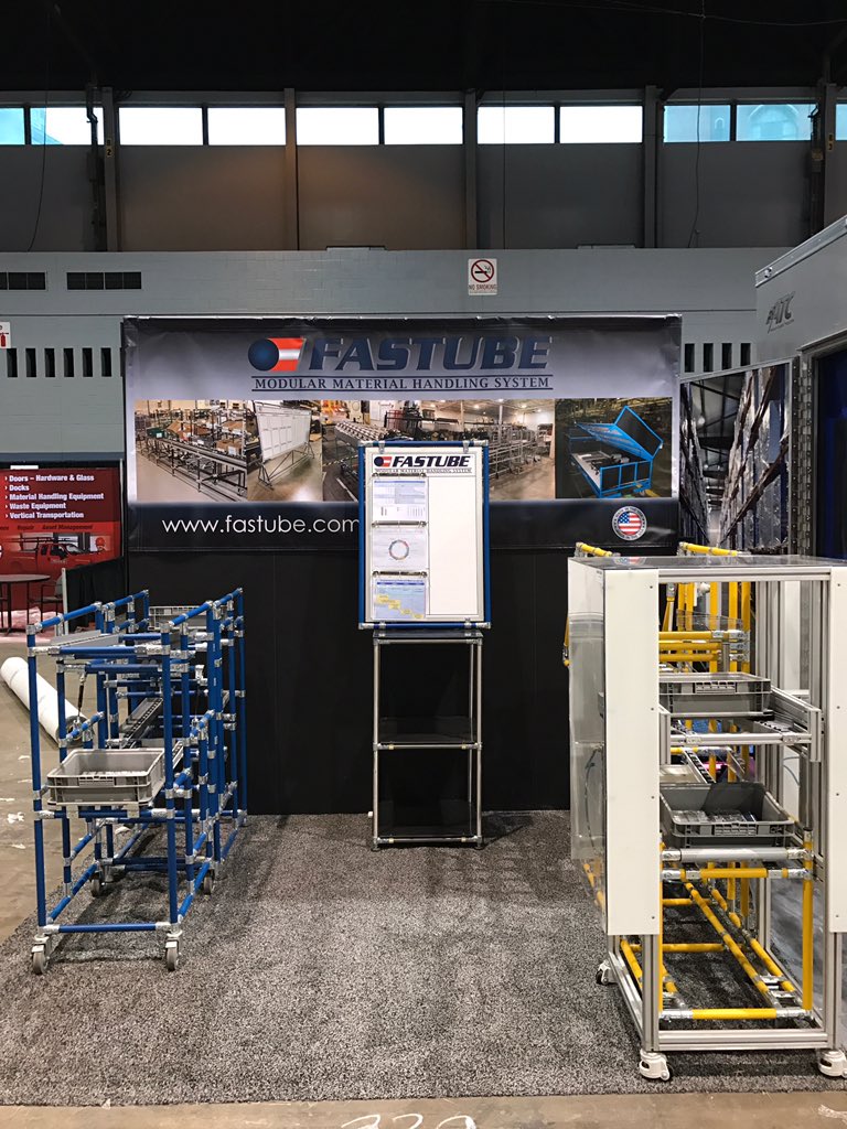 Fastube's tweet photo. It's #ProMatShow week!  Fastube is excited to be here. Come visit us in booth N339. #Fastube #ProMat2017 https://t.co/9O6fhJY9yz