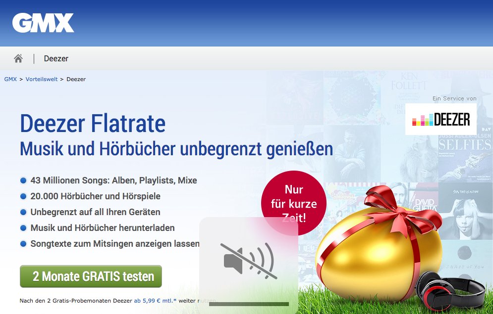 mkstreaming's tweet photo. @Deezerde: Easteroffer @GMX launched today: https://t.co/mNM5zNnnz1 https://t.co/vpyVY8U31X