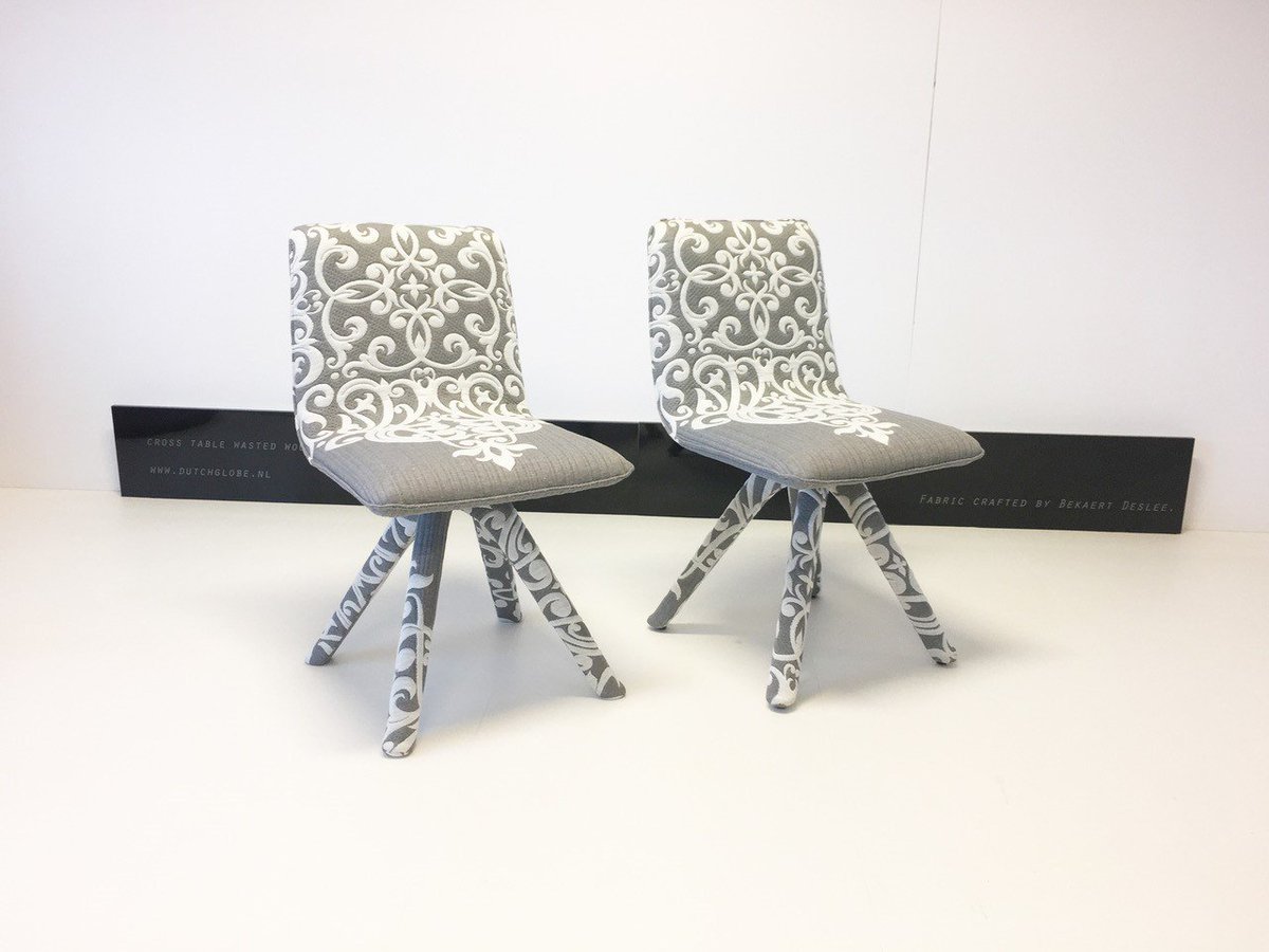 BekaertDeslee's tweet photo. April 4-9, you can admire these chairs by #Dutchglobe, decorated with spectacular @BekaertDeslee fabrics, at the renowned #SalonedelMobile https://t.co/RSz8DlPQo6