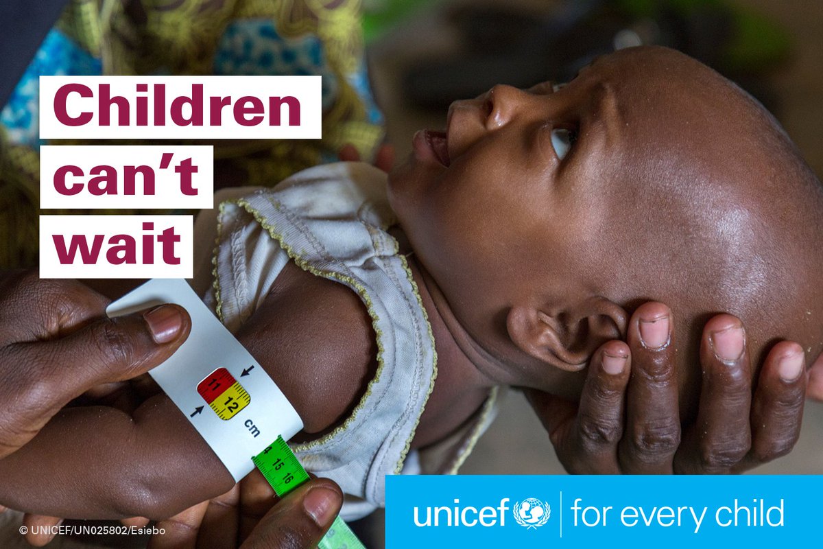 UNICEF's tweet photo. Time is running out for children in Nigeria, Somalia, S Sudan &amp; Yemen threatened by famine, drought &amp; war https://t.co/EV1WFQMmOF  #4famines https://t.co/CNk1KgkOVM