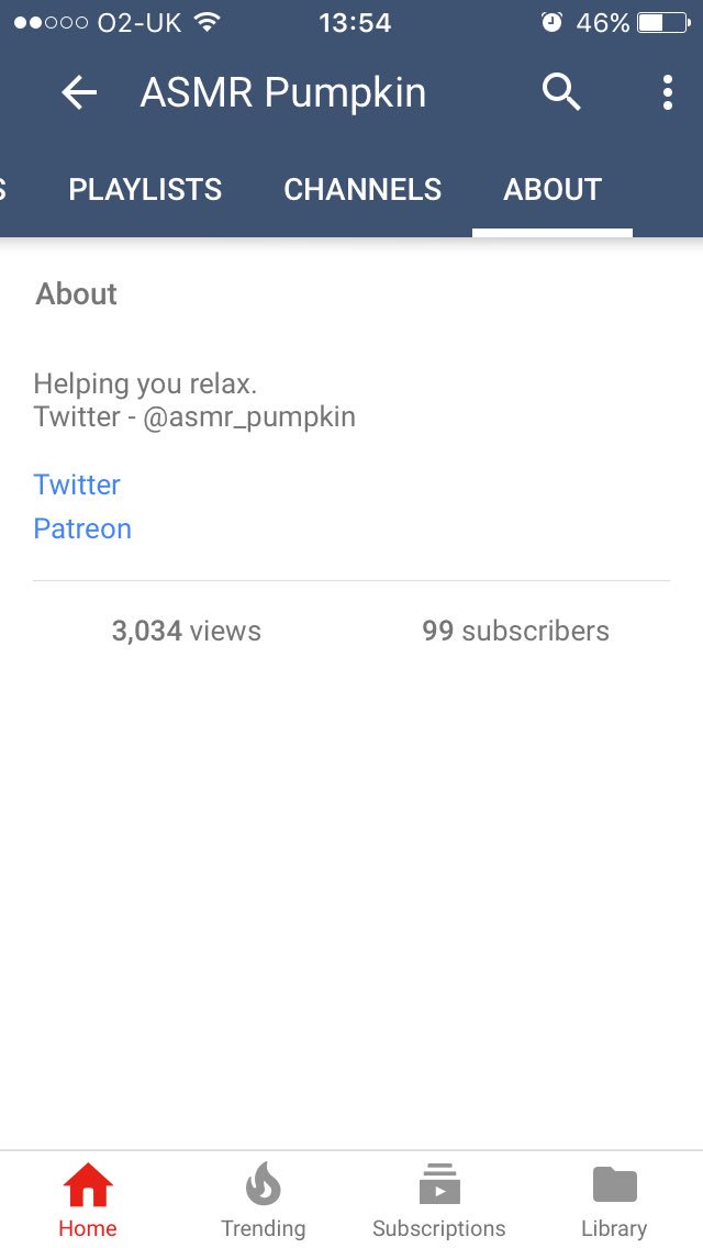 asmr_pumpkin's tweet photo. I can't believe I'm already 1 subscriber away from 100. What is happening?!! 😱 https://t.co/o2nUM2NBBF