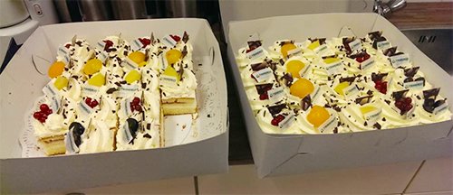 Trimergo's tweet image. We feliciteren @Pipingcare uit Schijndel met de livegang van Trimergo vandaag. En daar hoort natuurlijk gebak bij! #ERP #software #Trimergo