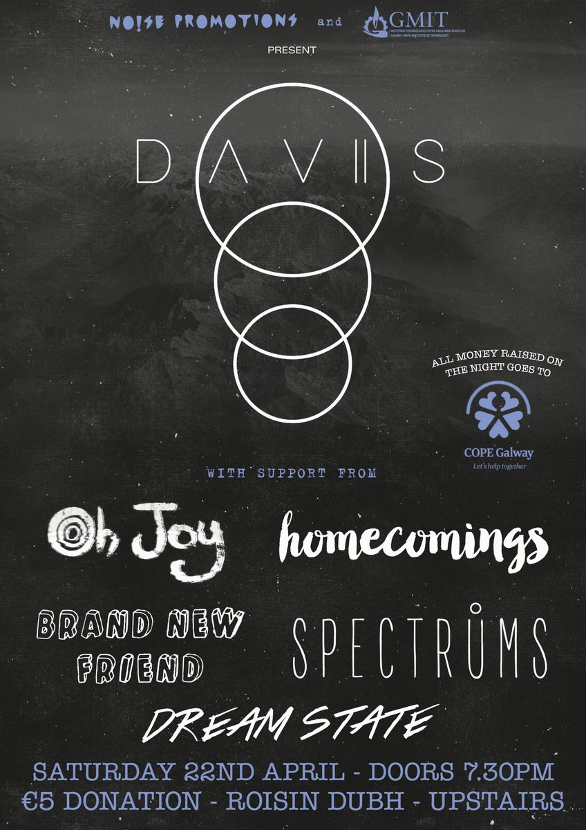 noisepromo's tweet image. Thank you so much to everyone who came out last Thursday. Our next show is April 22nd with the help of @GMITOfficial. Come out and hang!