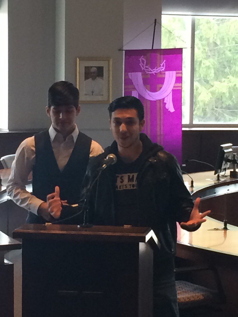 onastanevicius's tweet photo. Senior student trustee Bressani student &amp; alumni student MC @ #ycdsbHMHL https://t.co/LD6y4supsm