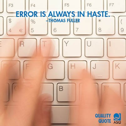 Today's Quality Quote: