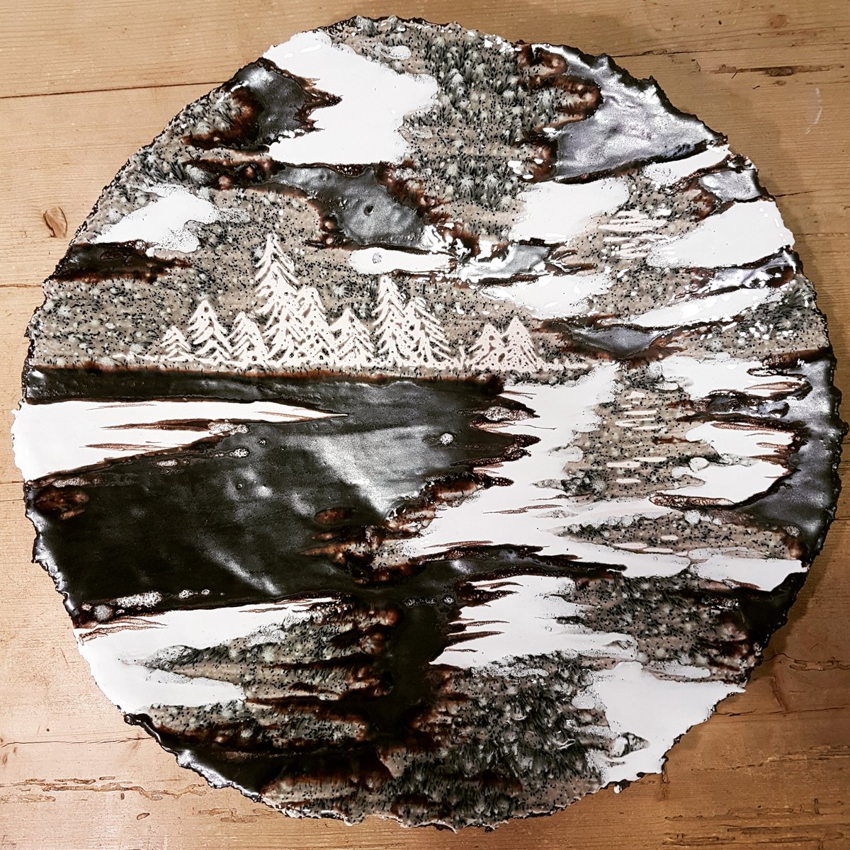 Some of my new pieces made at Tyrone Gutherie centre are starting to come out of the kiln.  #excited #tyroneguthriecentre