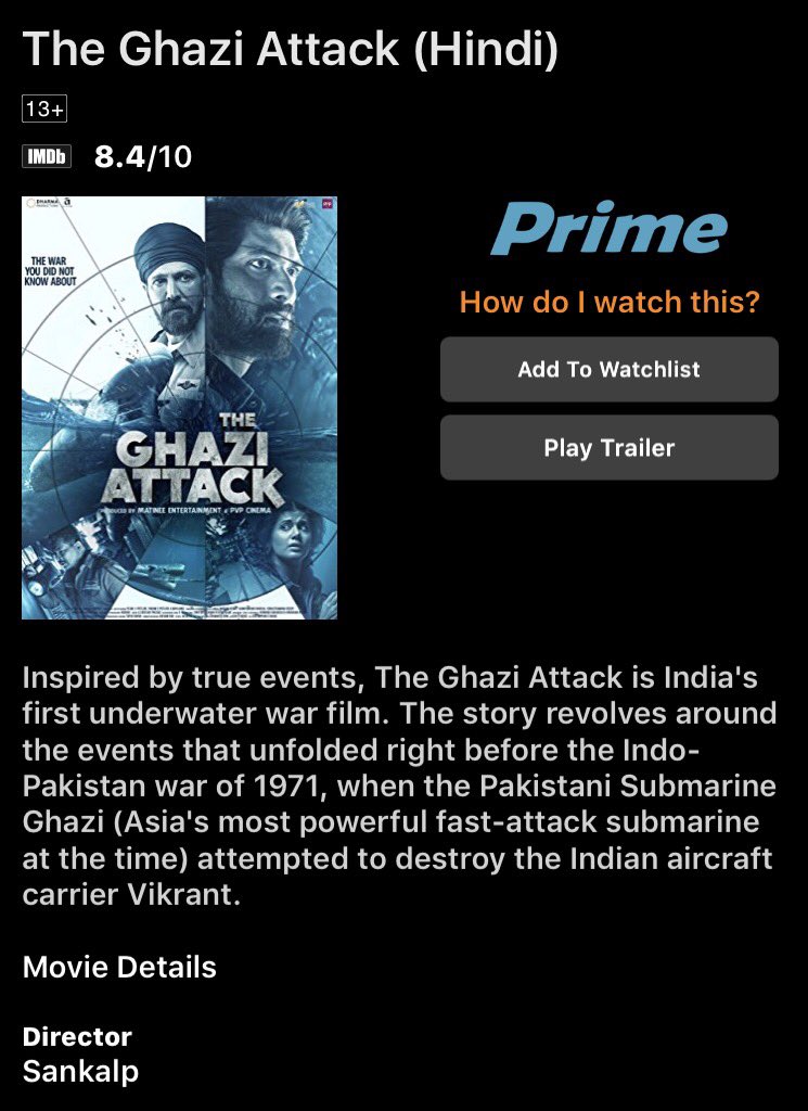 Imdb War Mp4moviez Ghazi Attack Amazon Prime
