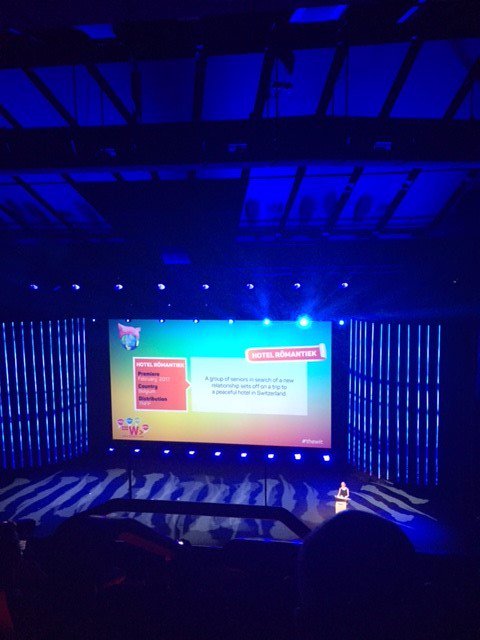 TNFPtv's tweet photo. #miptv2017 Top #tv #format Hotel Romantiek featuring in @TheWitFreshTV presentation. Authentic,relevant,feel-good dating format for seniors! https://t.co/CpoXfdf33E