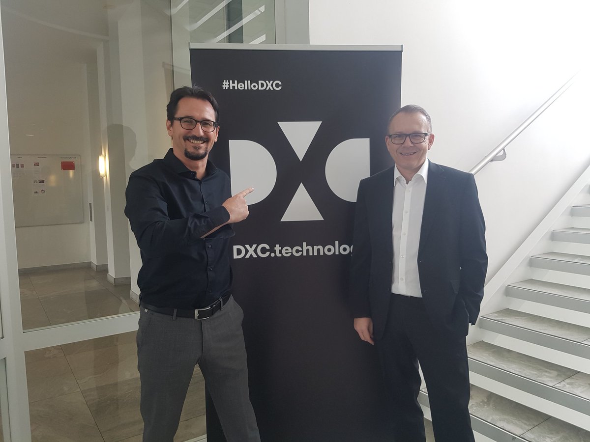 #IseeDXC in Bern, Switzerland! Bruno and Juerg, Digital Strategy Consultants