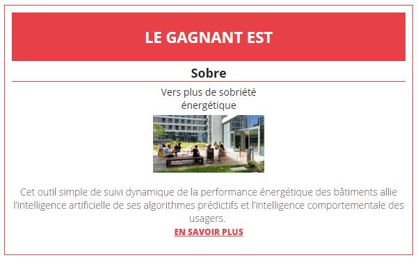 LaPosteBusiness's tweet photo. Bravo à #Sobre qui remporte le prix des lecteurs du concours #startup #SAET2017 organisé avec @WorkplaceMag  ! 
>> https://t.co/SzTfI4yqED https://t.co/LtxdhV0TTz