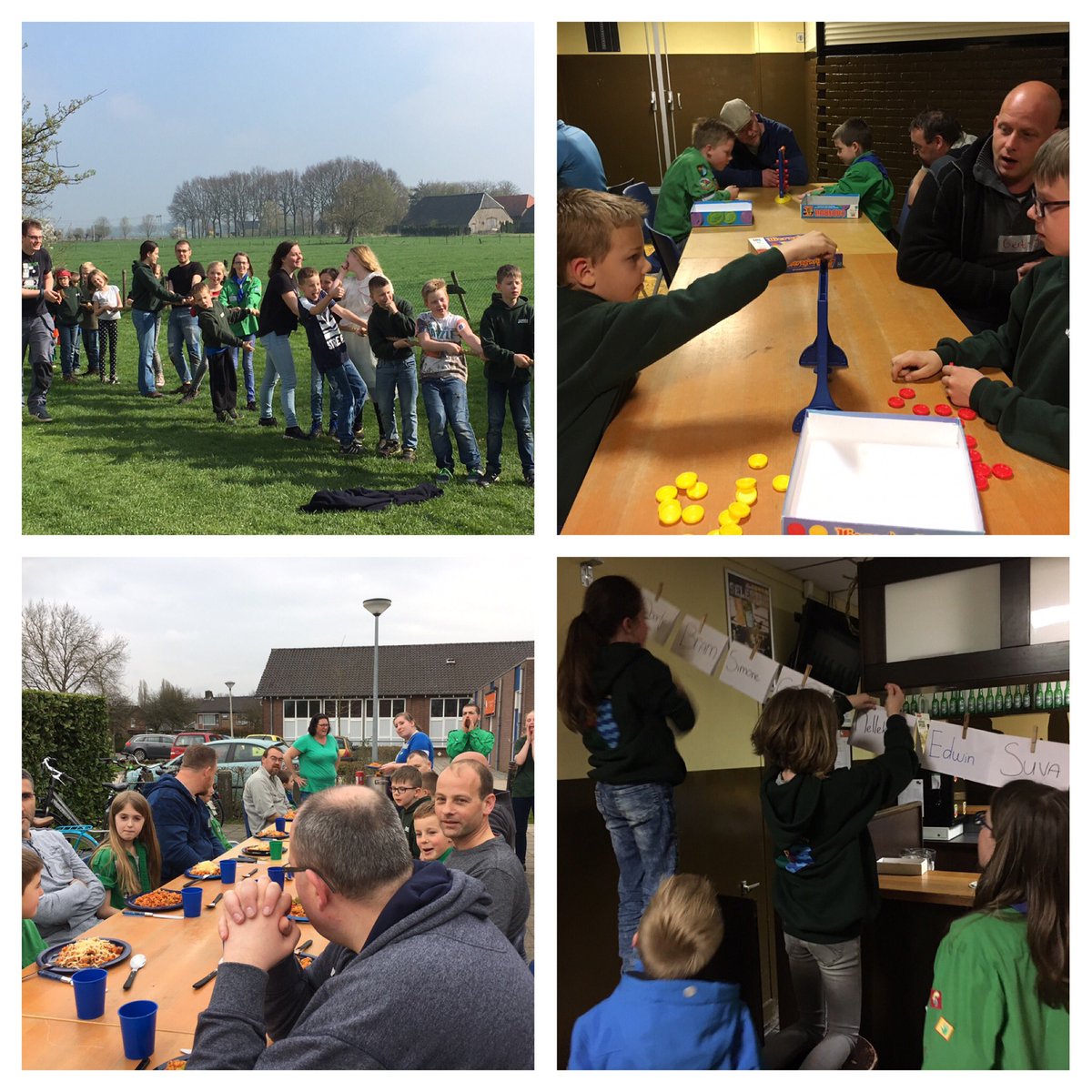 De vader-welp nacht was een groot succes. Het was weer een gezellige boel in Groessen. #scoutsgroessen #welpen #dlhg #blijegezichten