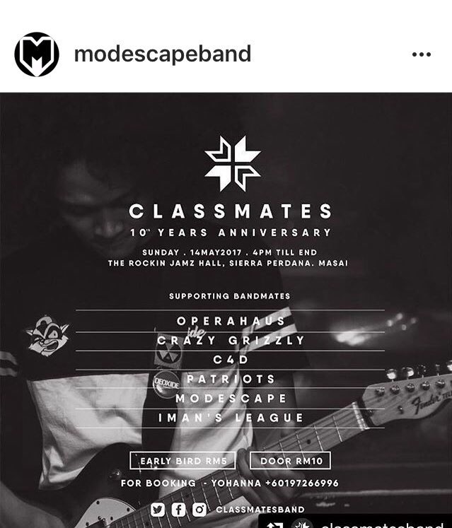 zailanjailani86's tweet photo. #modescape #modescapeband https://t.co/C0zgs0aBtJ