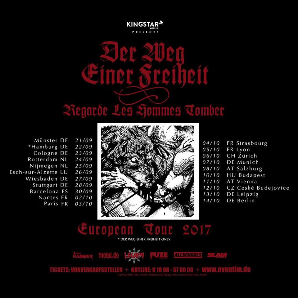 Ladlo_prod's tweet photo. #DerWegeinerFreiheit + @rlhtcom Eu tour on september 2017 News @Ladlo_prod, @SeasonofMist #Eutourdates #blackmetal : https://t.co/4PAxsusB32 https://t.co/O8r7HkcrqE