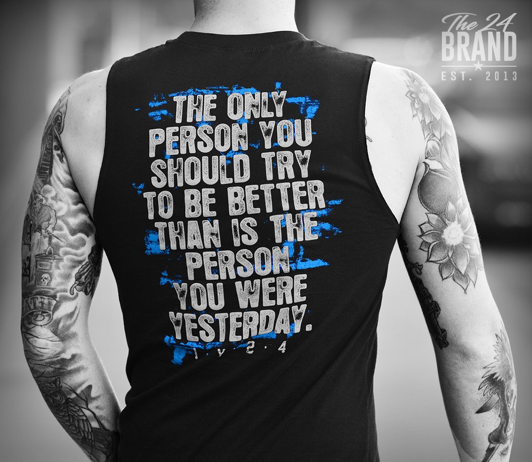 ITSYOUR24's tweet photo. The Yesterday Tank.  Available in S-M-L-XL-2XL.  https://t.co/WcuiakeSGt #muscle #tank https://t.co/4yMhriVZ5r