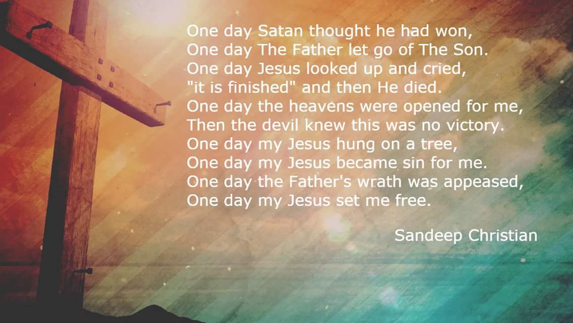 SandeepSC's tweet photo. Something I wrote back in 2015.#RandomnessInMyHead #cross #Jesus #freedom https://t.co/9s4er8sHRH