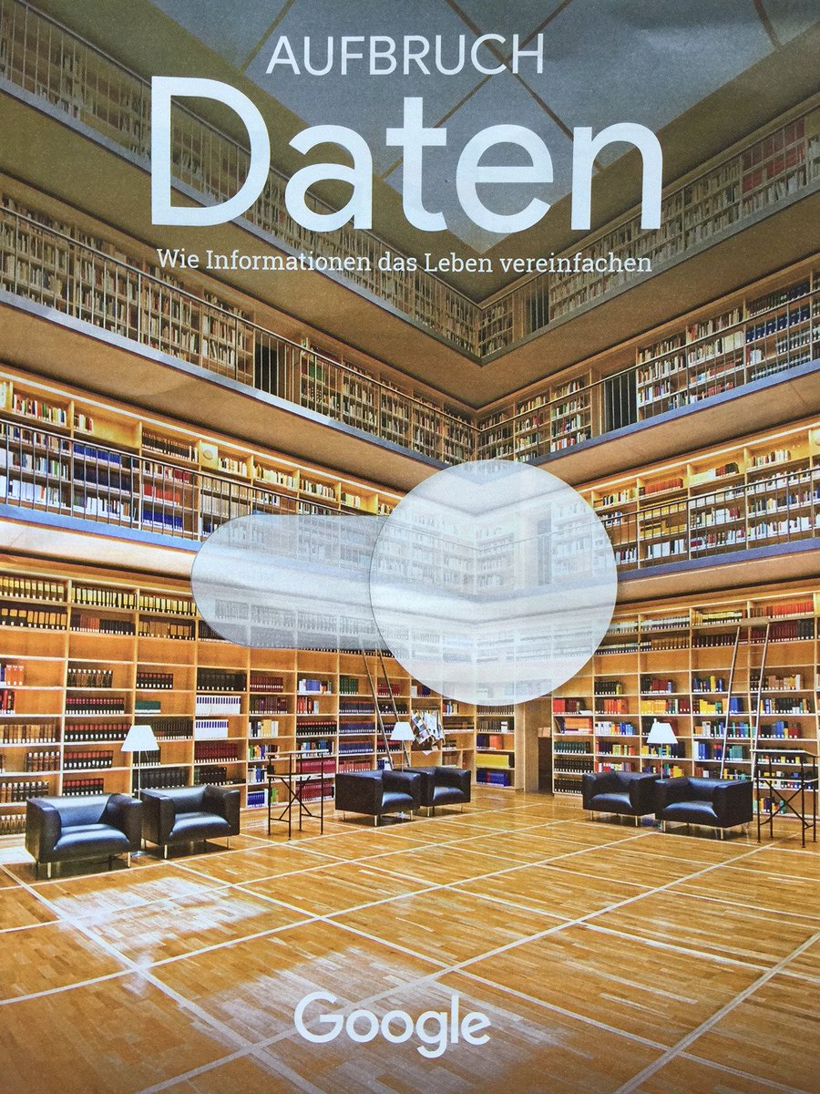 eTank_'s tweet image. Danke @google. Die neueste Ausgabe "Aufbruch Daten – Wie Informationen das Leben vereinfachen" zeigt uns als eines von 6 startups #etank