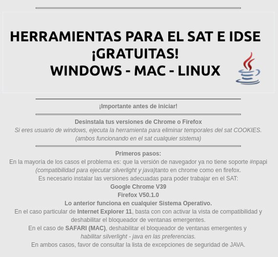 JRUIZH_SOPORTE's tweet photo. @JimenaSantill12 @SATMX #SATMX #SILVERLIGHT #JAVA #npapi pare de sufrir solución a todos los errores del #SAT https://t.co/Htxe0xcgK7 #linux https://t.co/kPy6ygmNYE