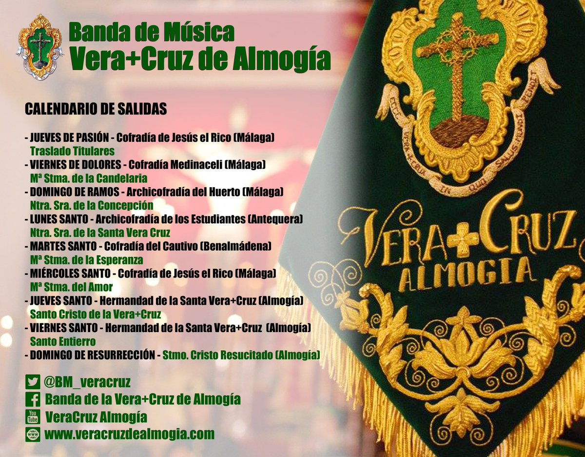 Así será nuestra Semana Santa #CofradiasMLG